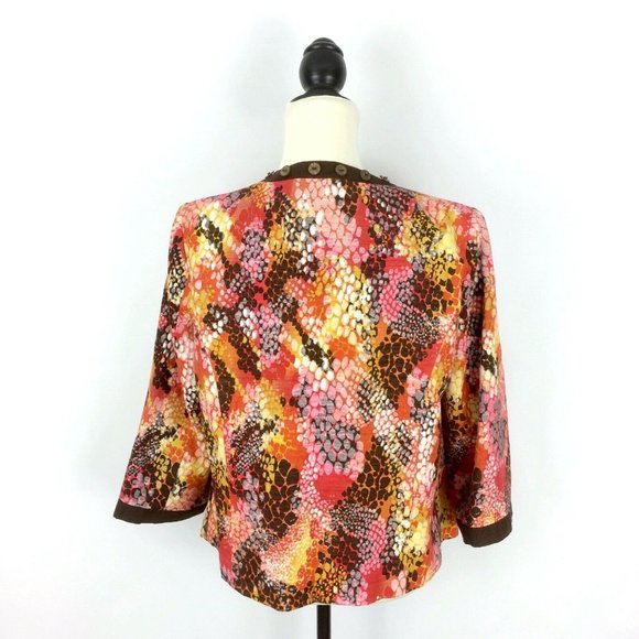 Trenz by Theresa Dressy Floral Silk Blend Blazer - Picture 6 of 6